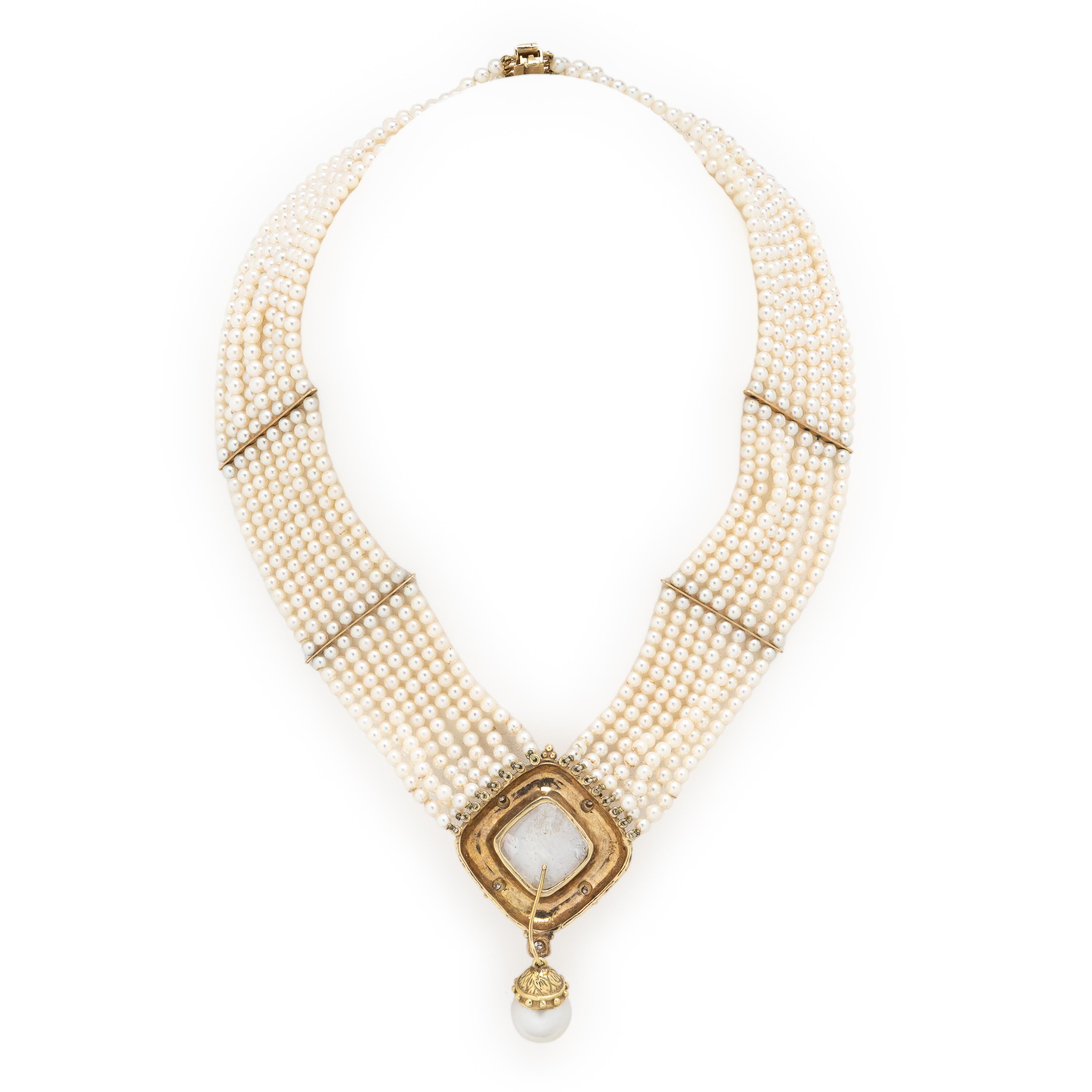 Multistrand Cultured Pearl Convertible Necklace