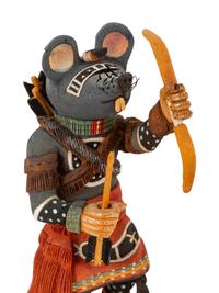 Collection of Hopi Katsinas, Including Nuvak'chin Mana by Wilmer Kaye