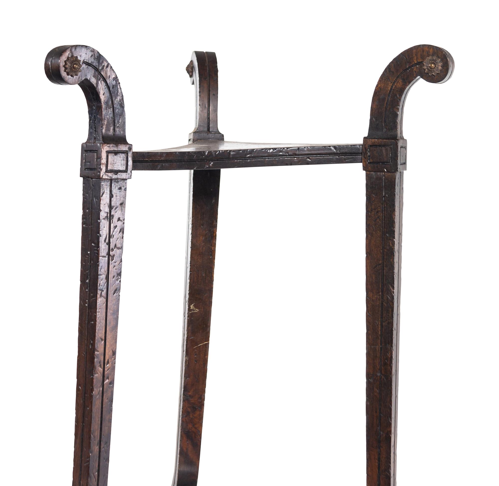 A Pair of Regency Style Three-Tier Stands