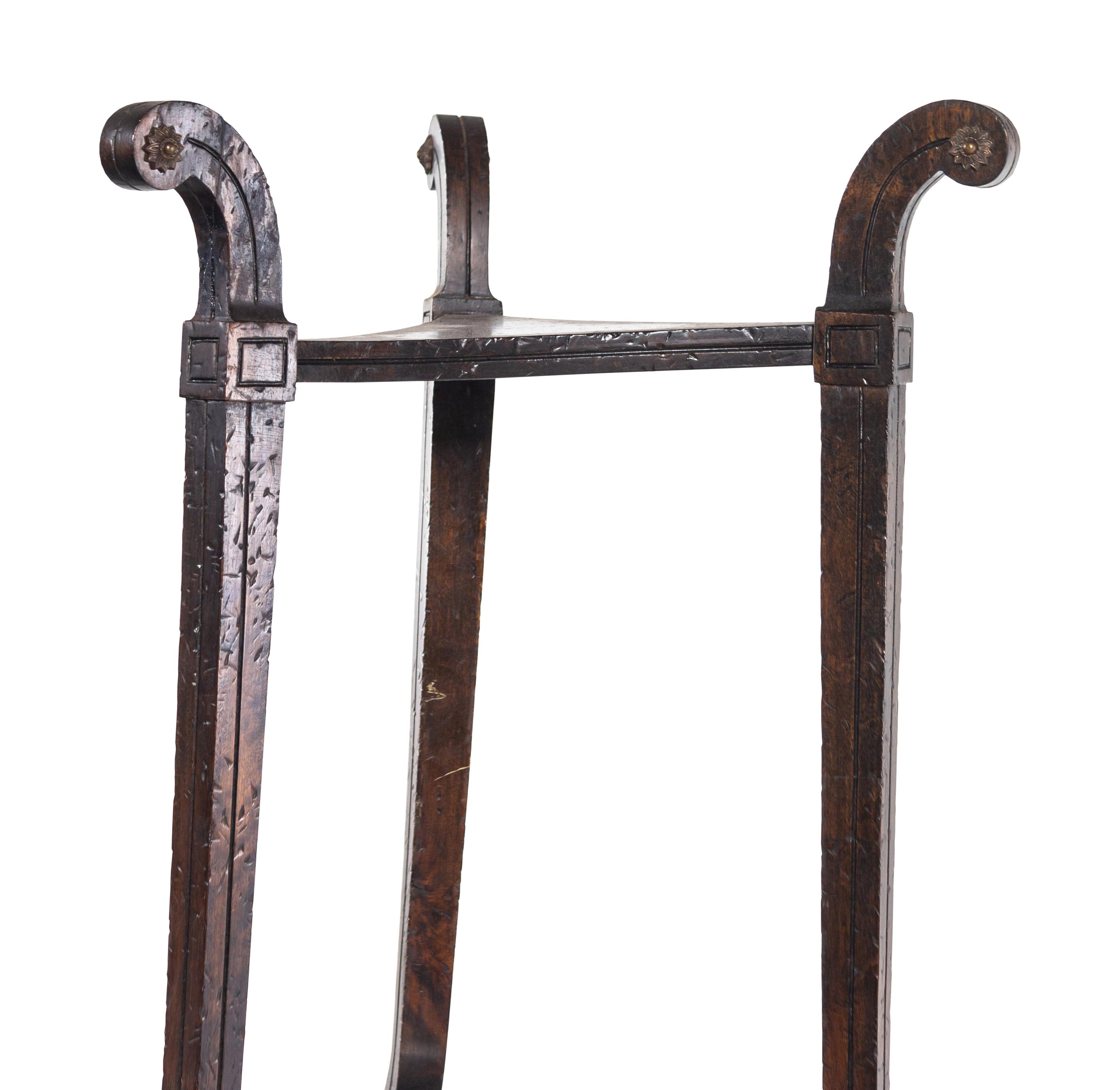 A Pair of Regency Style Three-Tier Stands