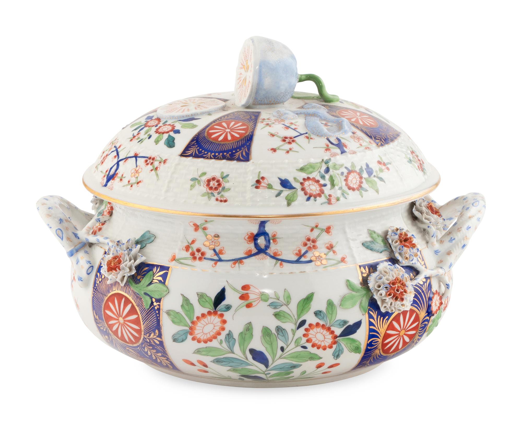A Herend Porcelain Tureen