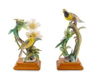 A Pair of Royal Worcester Porcelain Doughty Birds — 20TH CENTURY