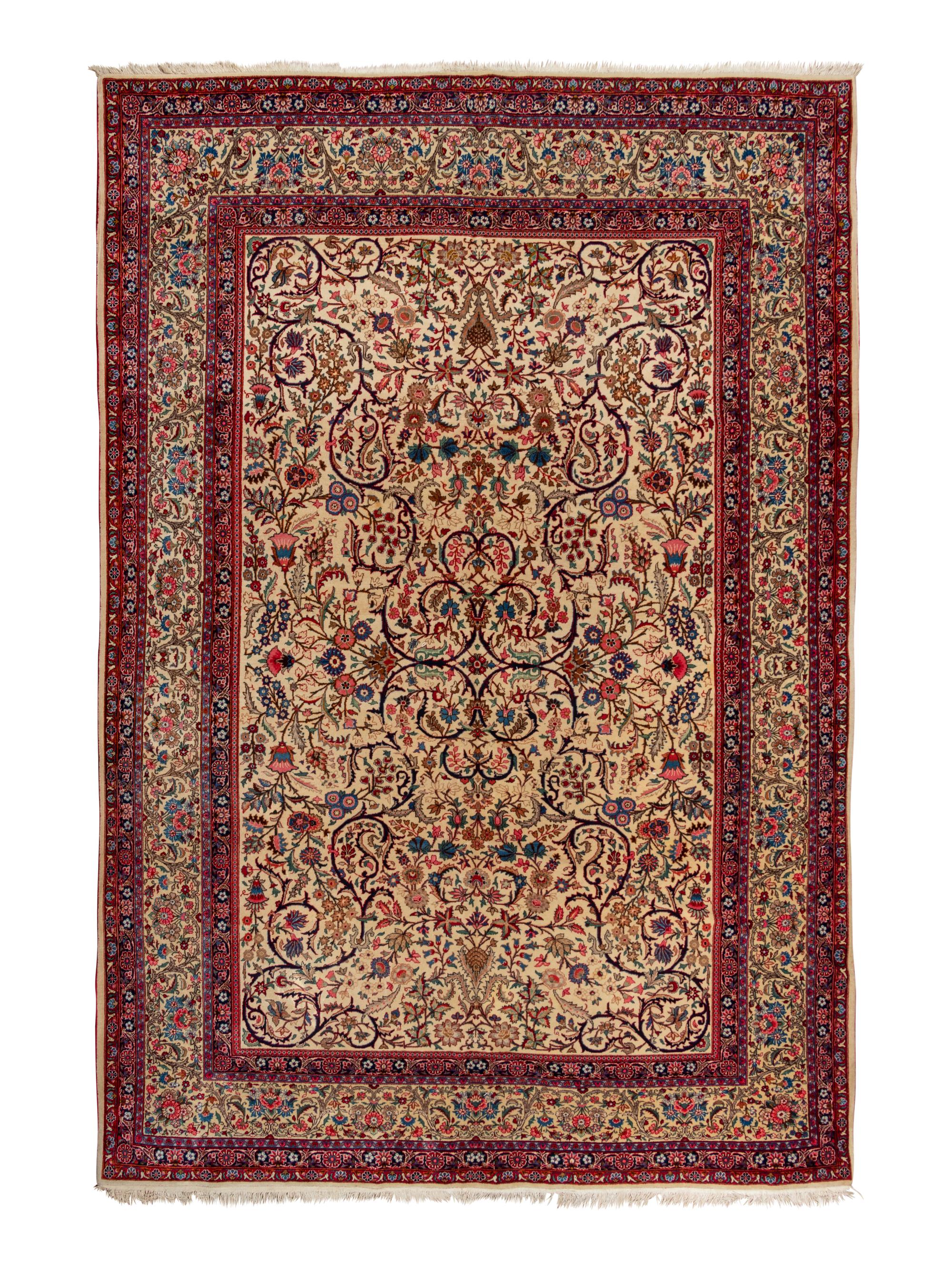 A Kirman Wool Rug