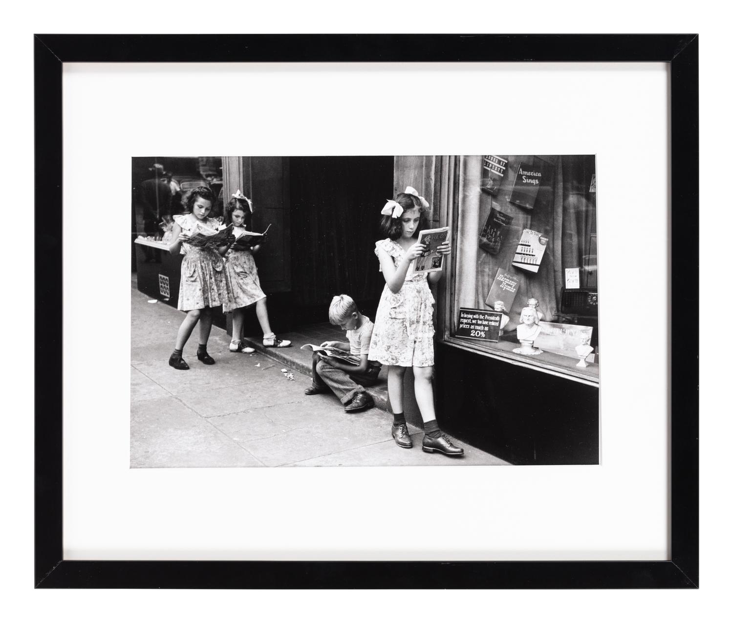 Ruth Orkin (1921-1985) Comic Book Readers, 1947