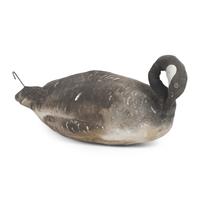 A Painted and Stuffed Canvas Canada Goose Decoy