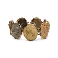 ANTIQUE, LAVA CAMEO BRACELET