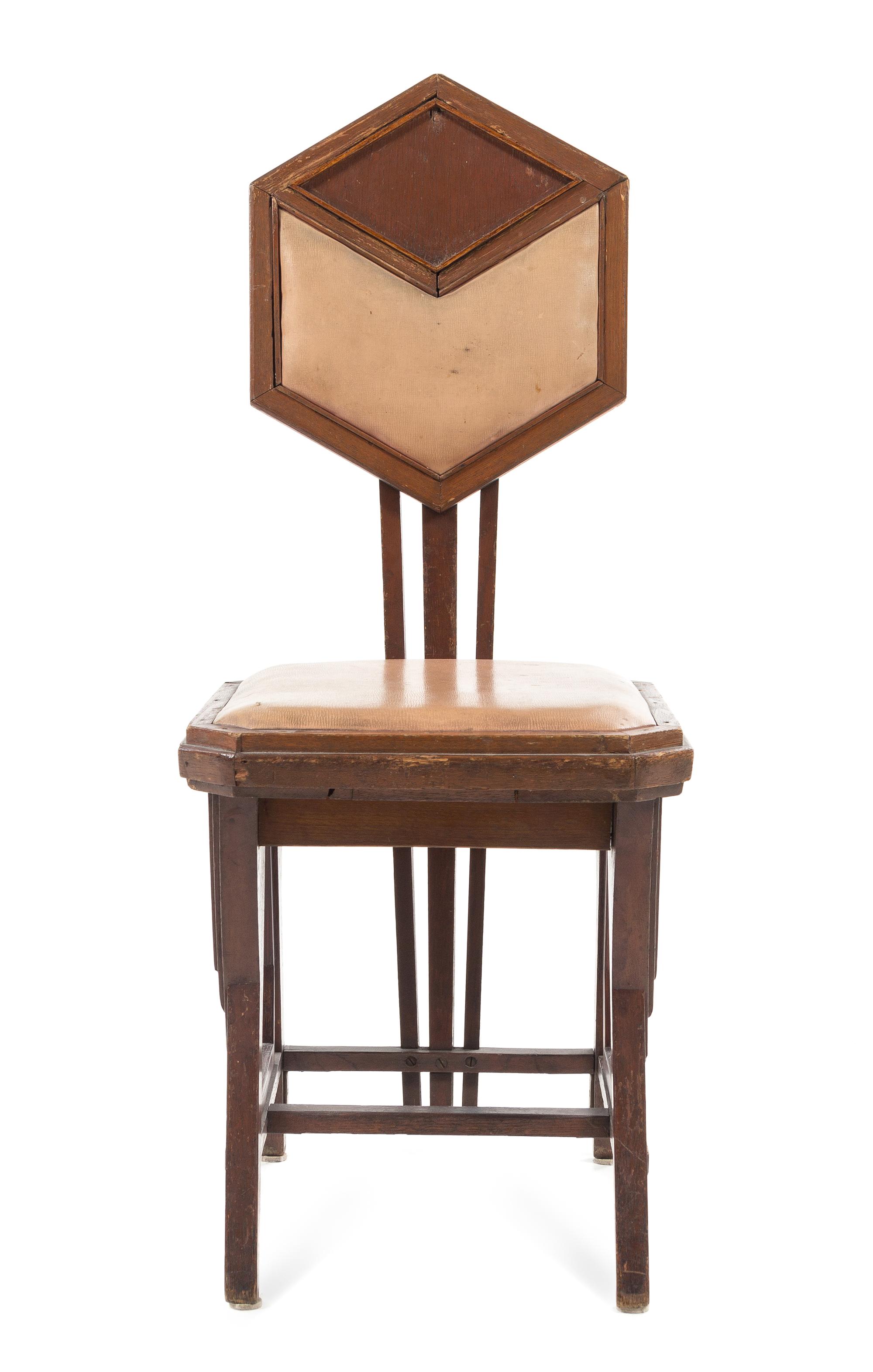 Frank Lloyd Wright, (American, 1867-1959), Peacock chair from the Imperial Hotel, Tokyo, Japan, c. 1921