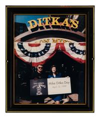 A Group of Ten Candid and Personal Photographs from Mike Ditka’s Restaurant