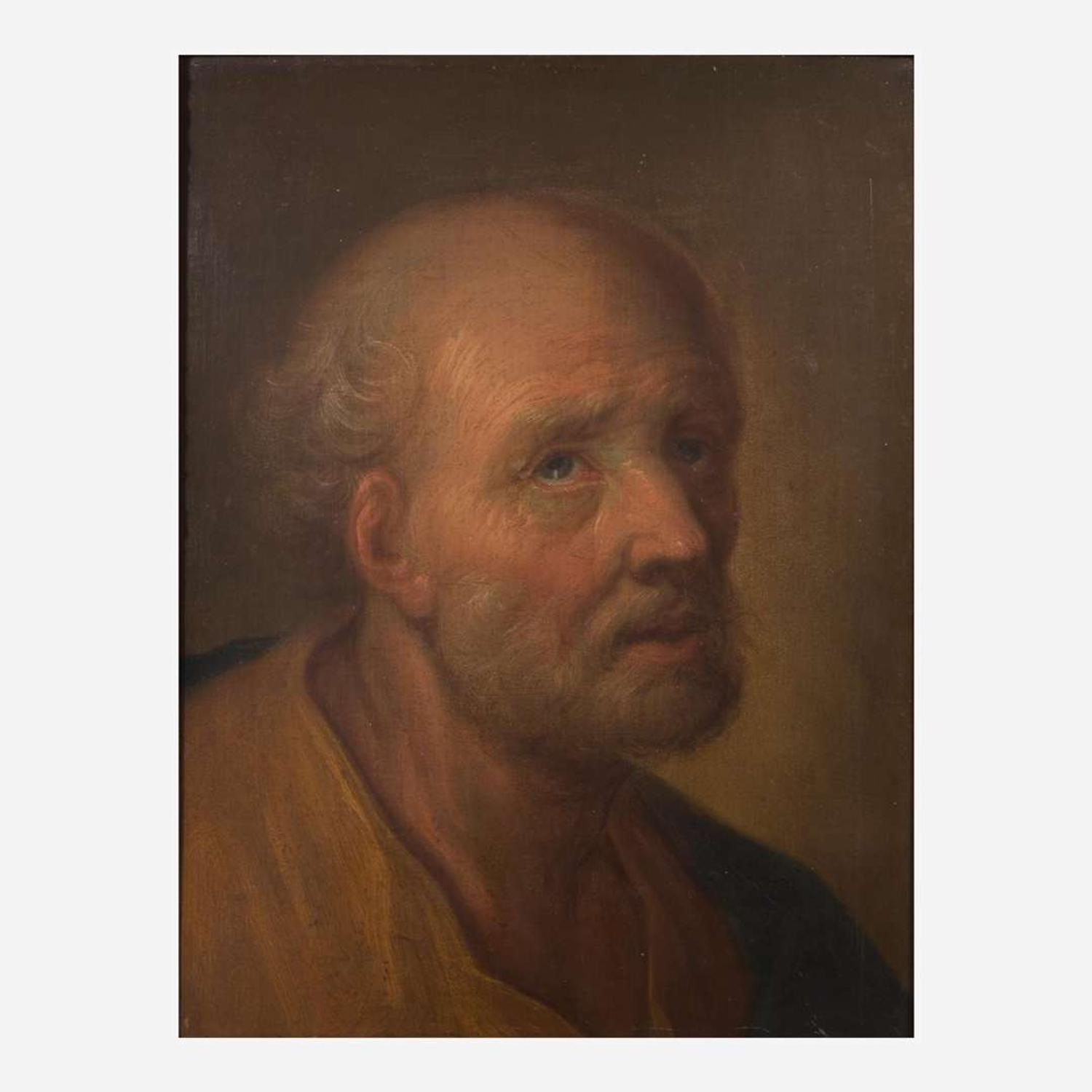 Continental School (18/19th Century) Saint Peter Looking Up