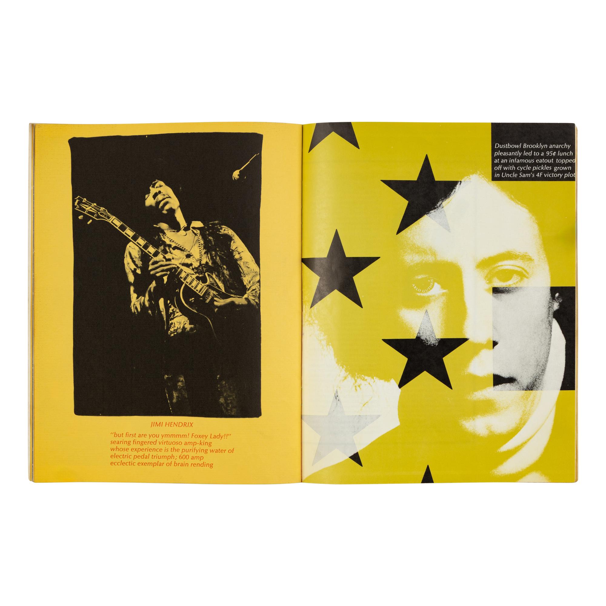 [Counter-culture] [Woodstock] Original program for the 1969 Woodstock Music & Art Fair