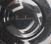 Two Steuben Glass Table Articles
