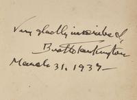 [Literature] Tarkington, Booth: Group of 4 Inscribed First Editions