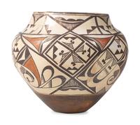 Acoma Polychrome Pottery Jar