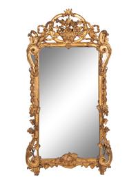 A Régence Style Giltwood Mirror