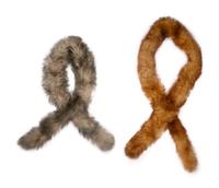 Two Fendi Mongolian Lamb Fur Stoles