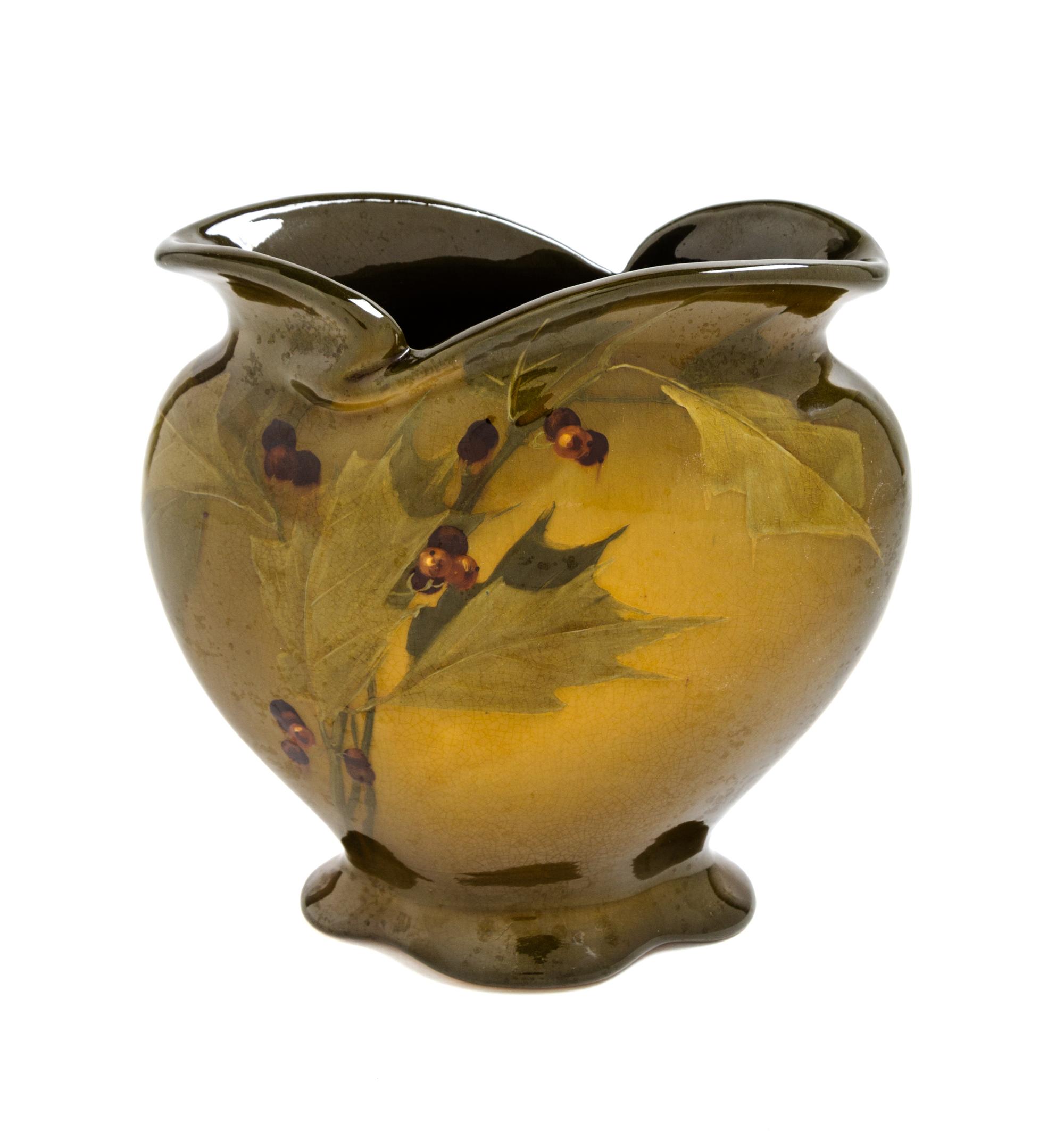 A Rozane Ware Royal Vase Height 8 1/2 inches.