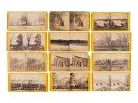 [CIVIL WAR]. A collection of 85 stereoviews from "The War for the Union" series. E. & H.T. Anthony, New York.