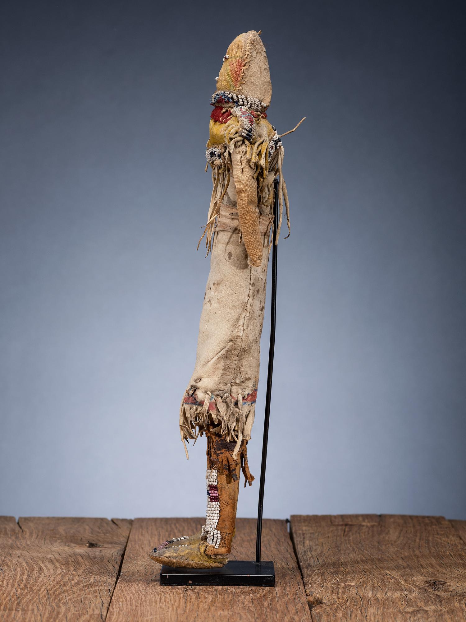 Cheyenne Doll, with Painted Dress