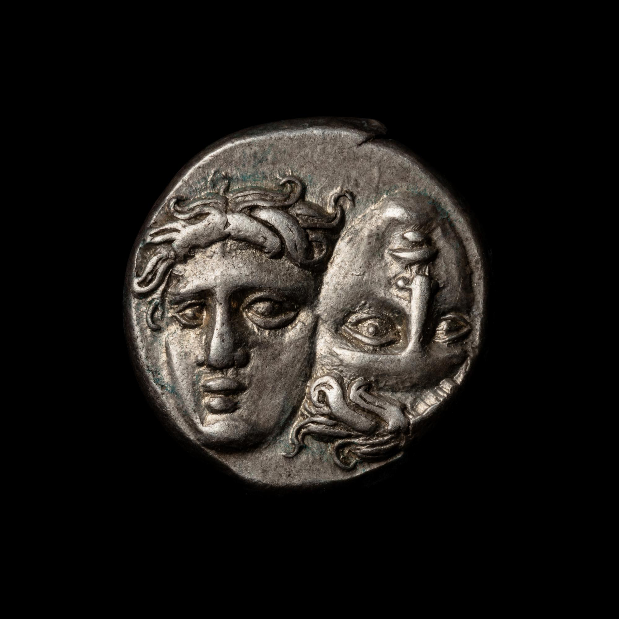 [ANCIENTS] THRACE. Istros (c. 400-350 BC). Ar Stater. (6.7 g, 16mm)