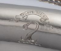 A Pair of English Silver-Plate Armorial Serving Dishes
