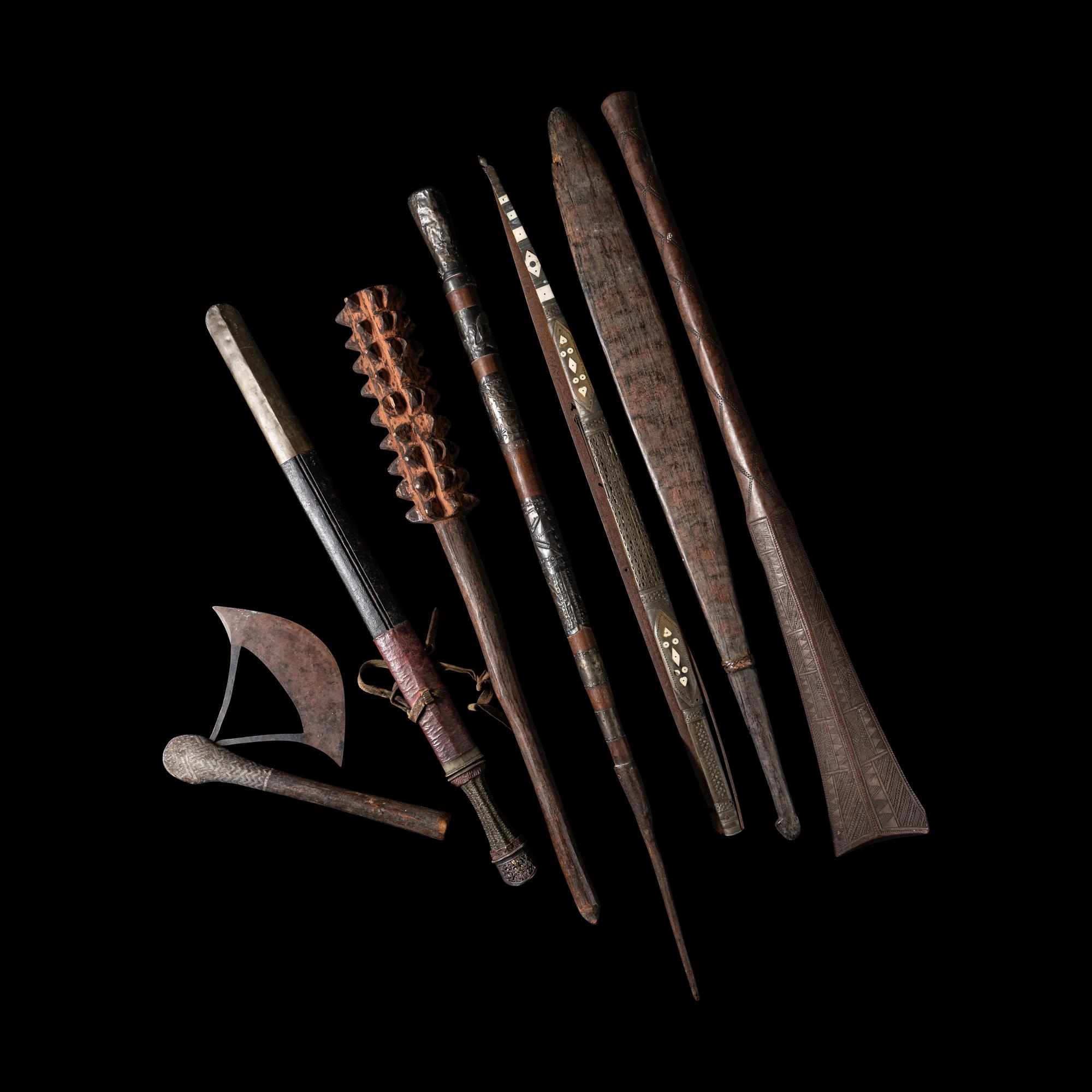 A Group of 7 Ethnographic Weapons