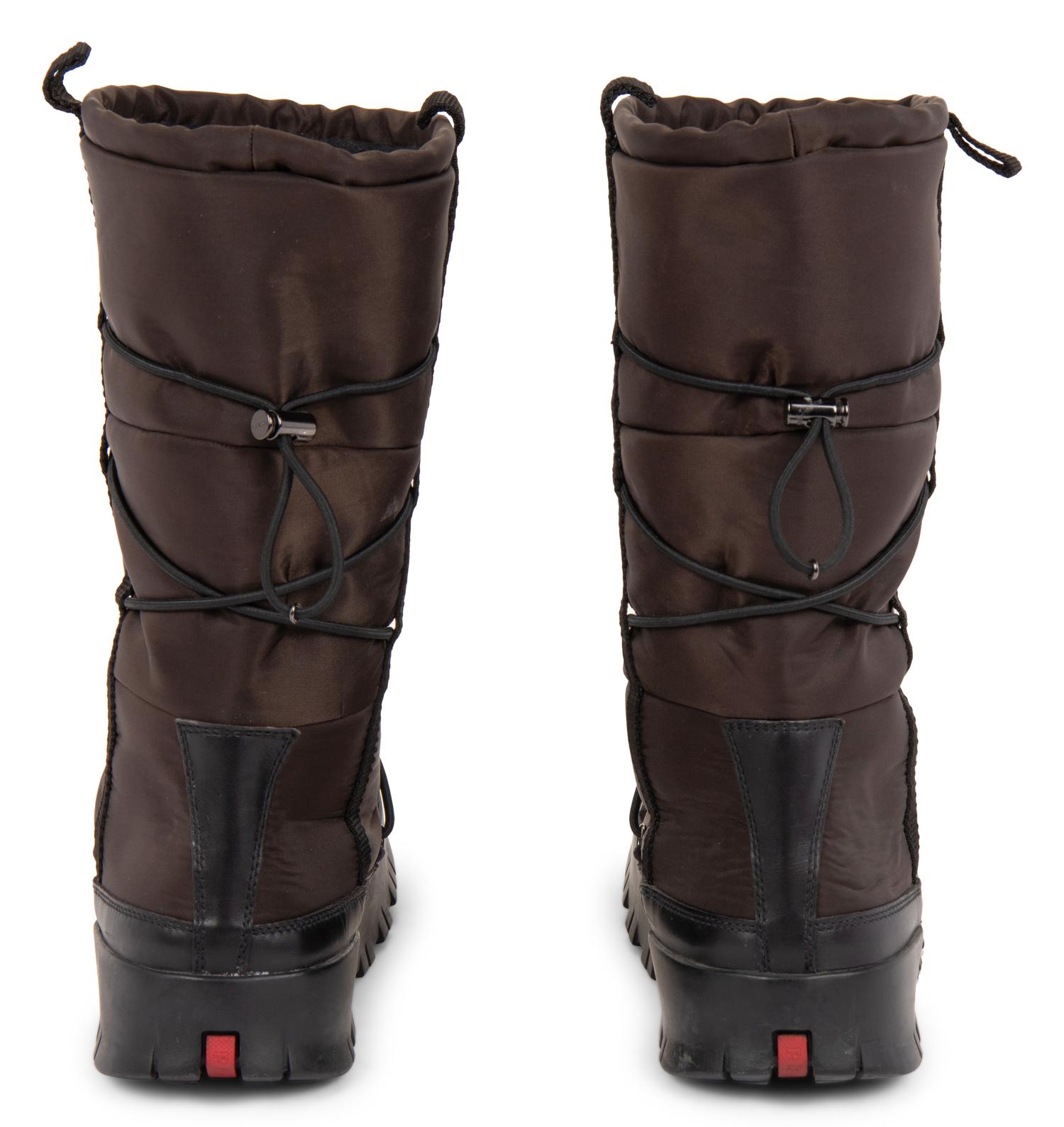 Prada Winter Coat and Boots
