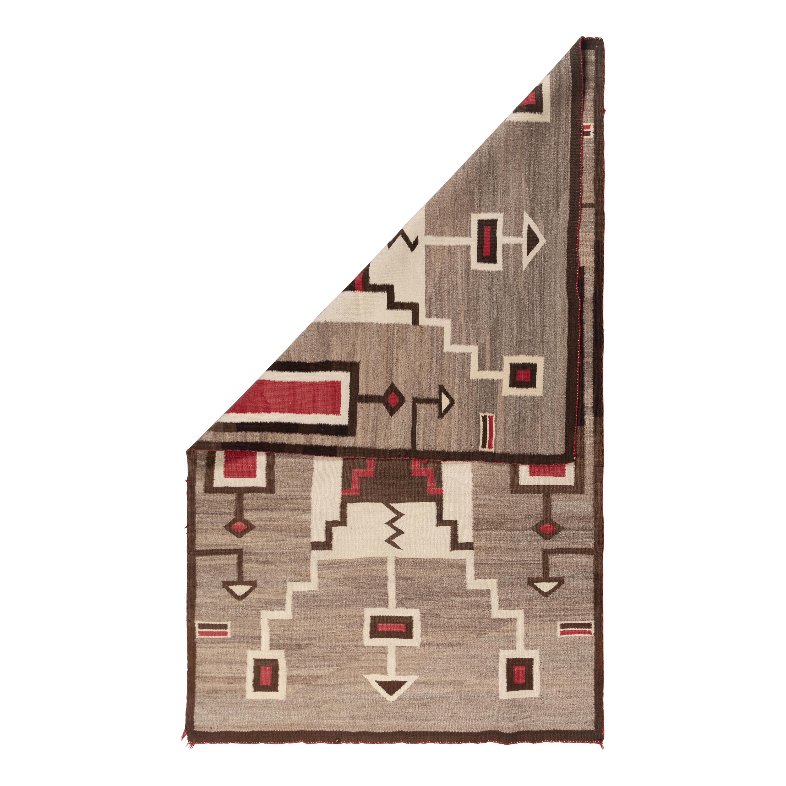 Navajo Storm Pattern Weaving [Rug]