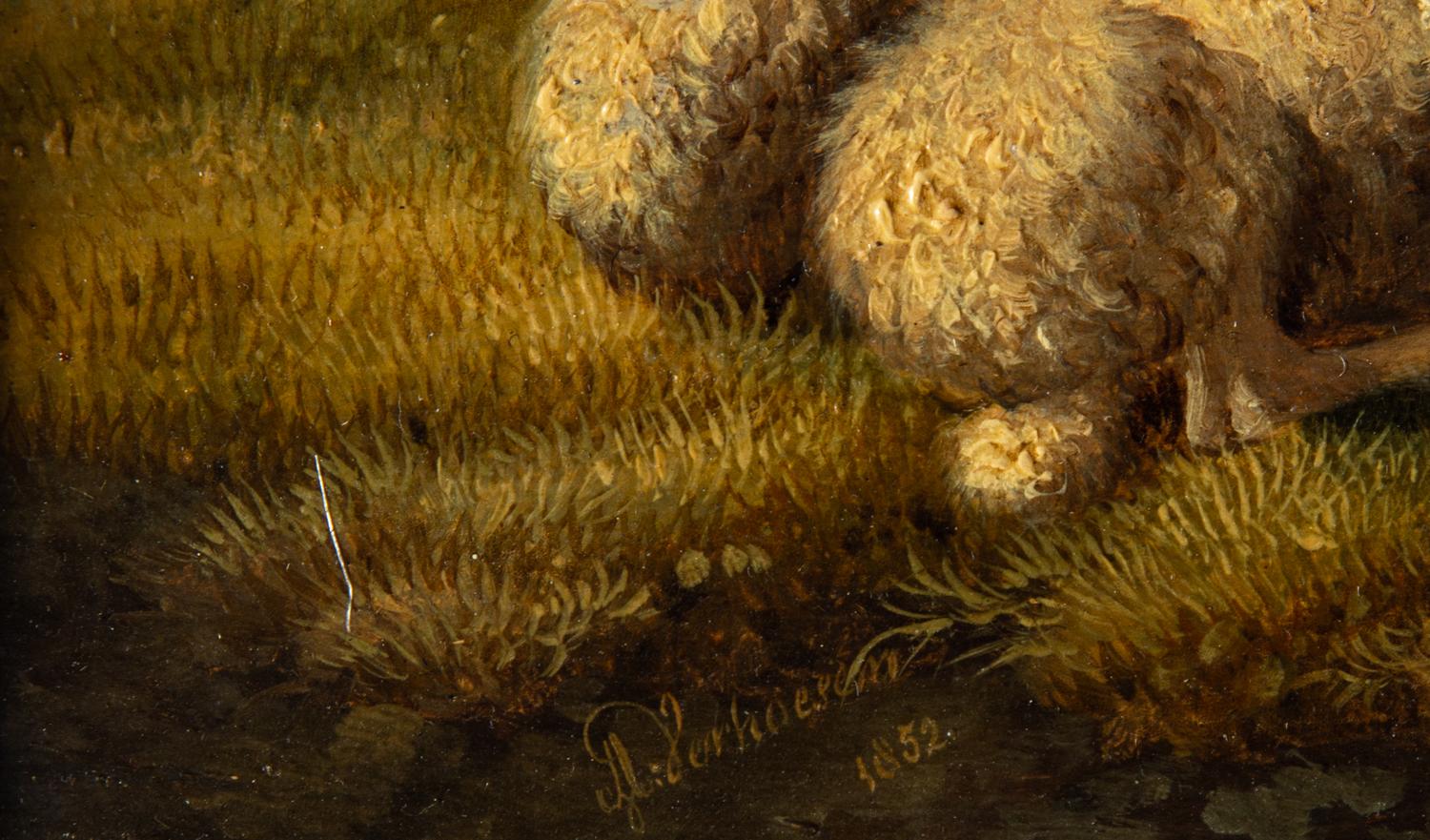 Cattle and Sheep Grazing , 1852