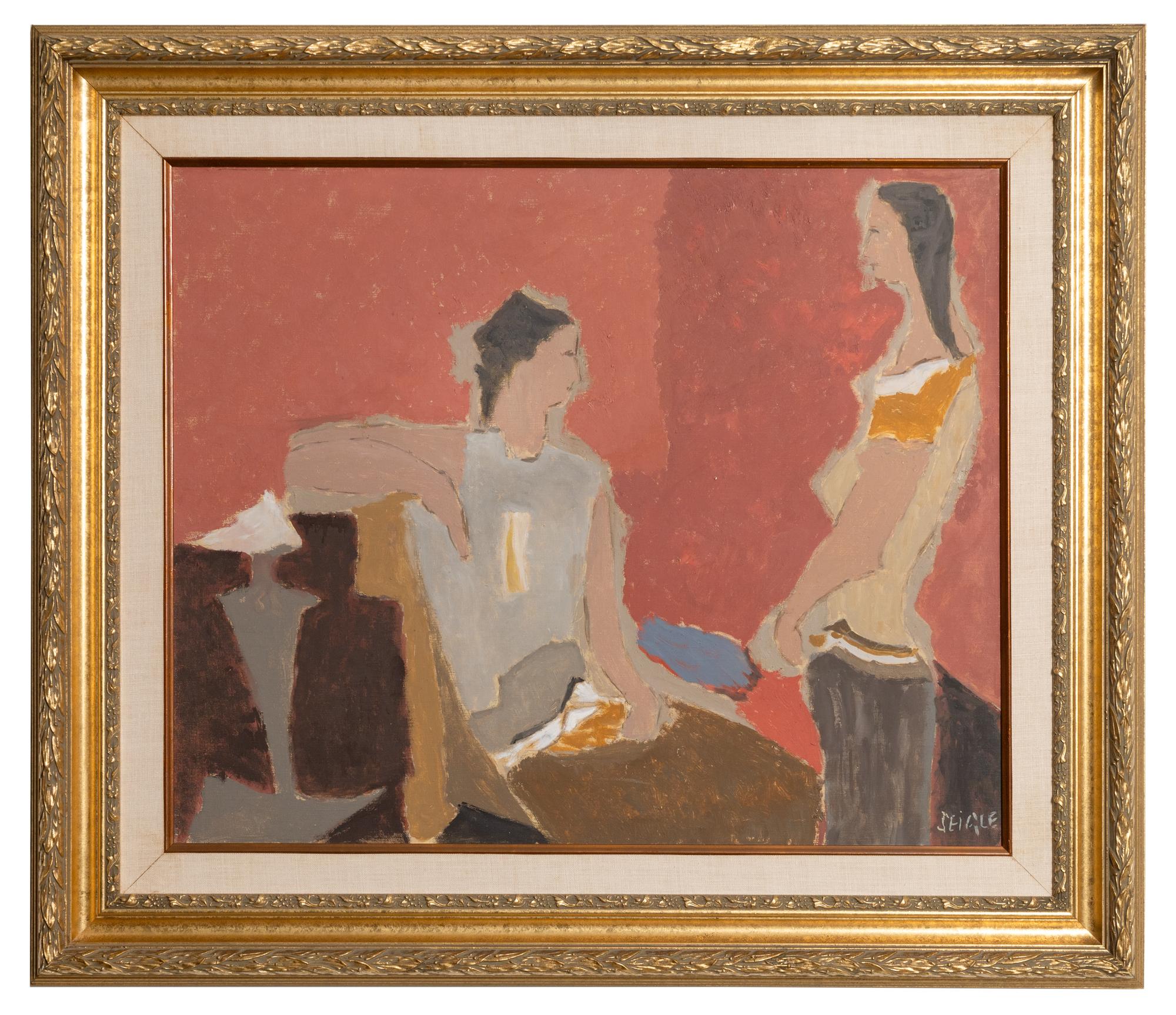 Two Women in an Interio r