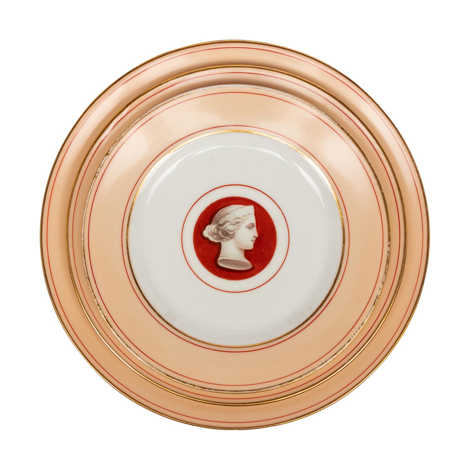 A Continental Porcelain Dinner Service
