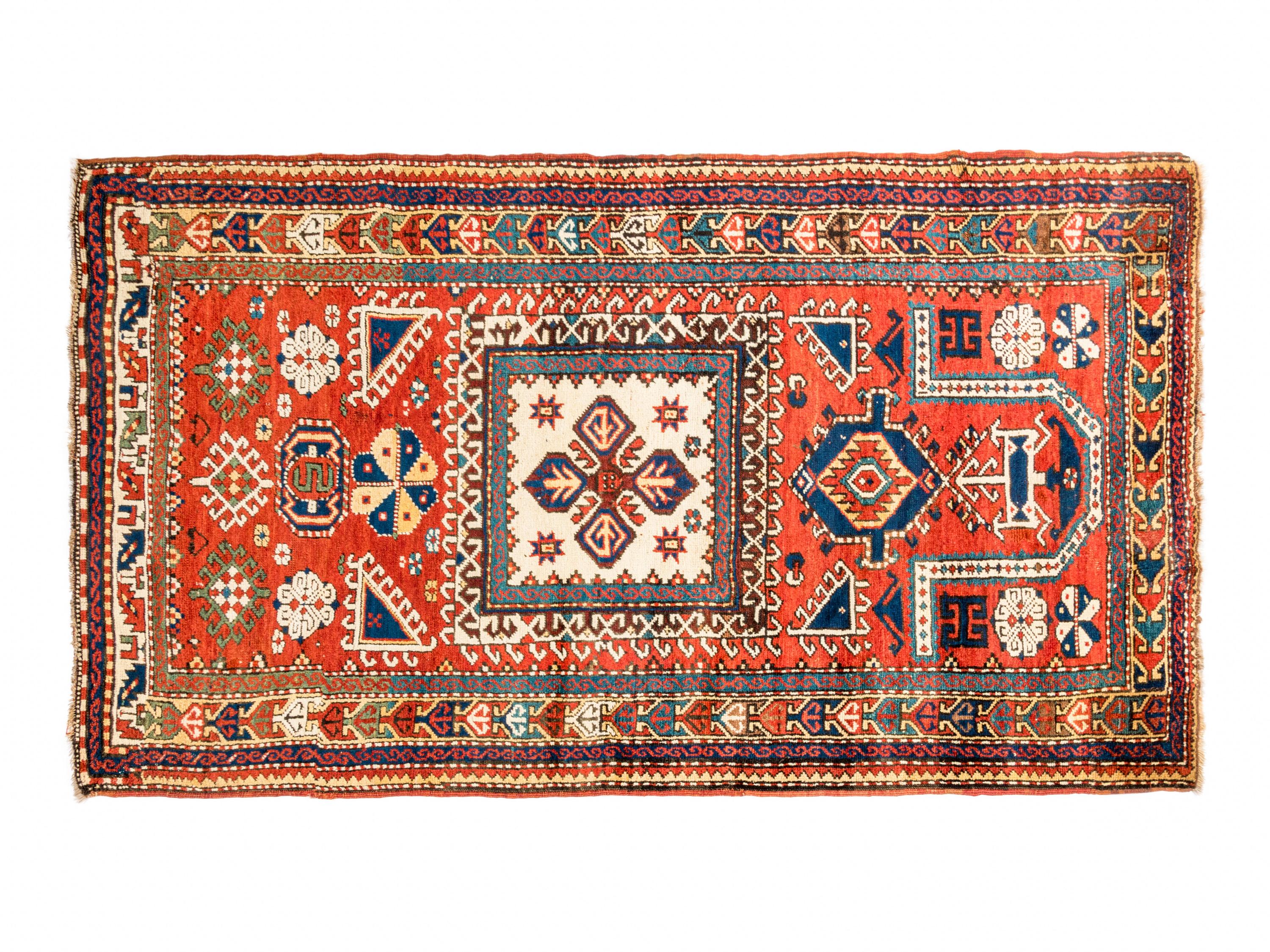 A Kazakh Wool Rug
