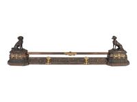 A Charles X Bronze Fireplace Surround — 19TH CENTURY