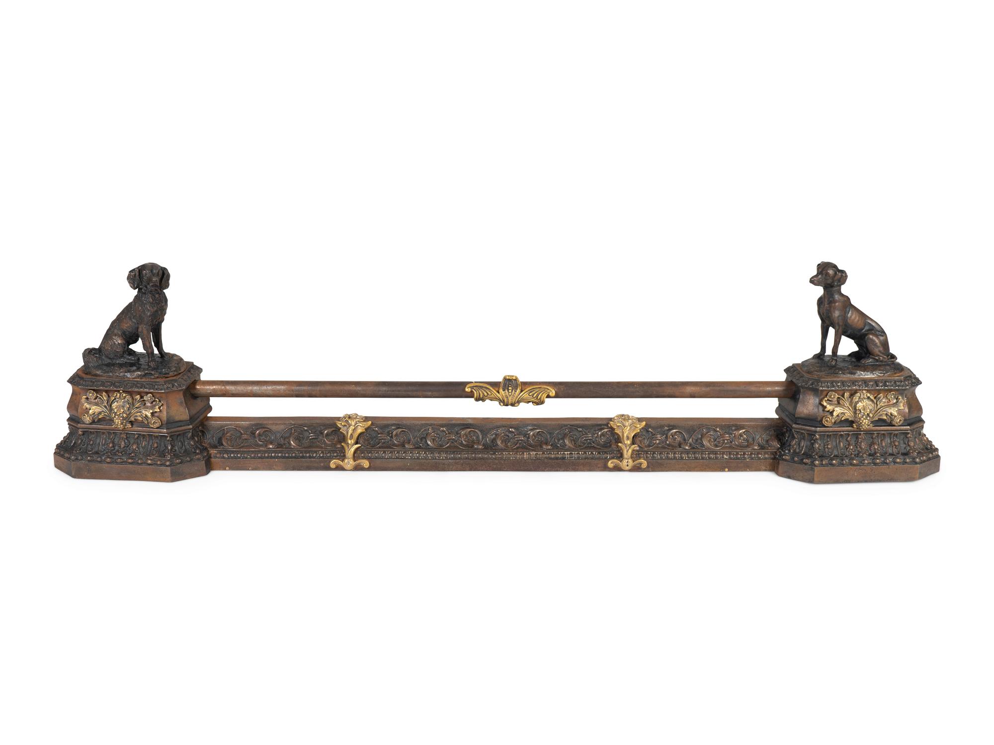 A Charles X Bronze Fireplace Surround — 19TH CENTURY