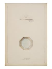 A Collection of Pencil and Ink Prototype Drawings for Beardslee Chandelier Co.