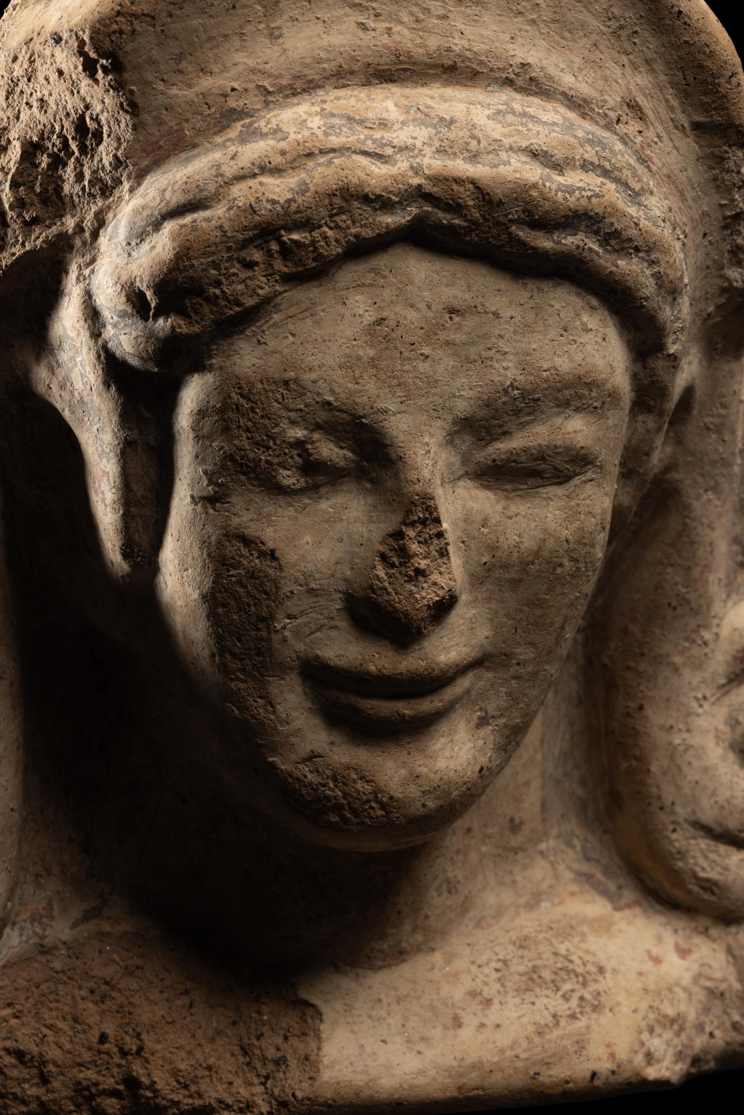 An Etruscan Terracotta Antefix