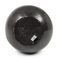 Black and Sienna Pottery Bowl