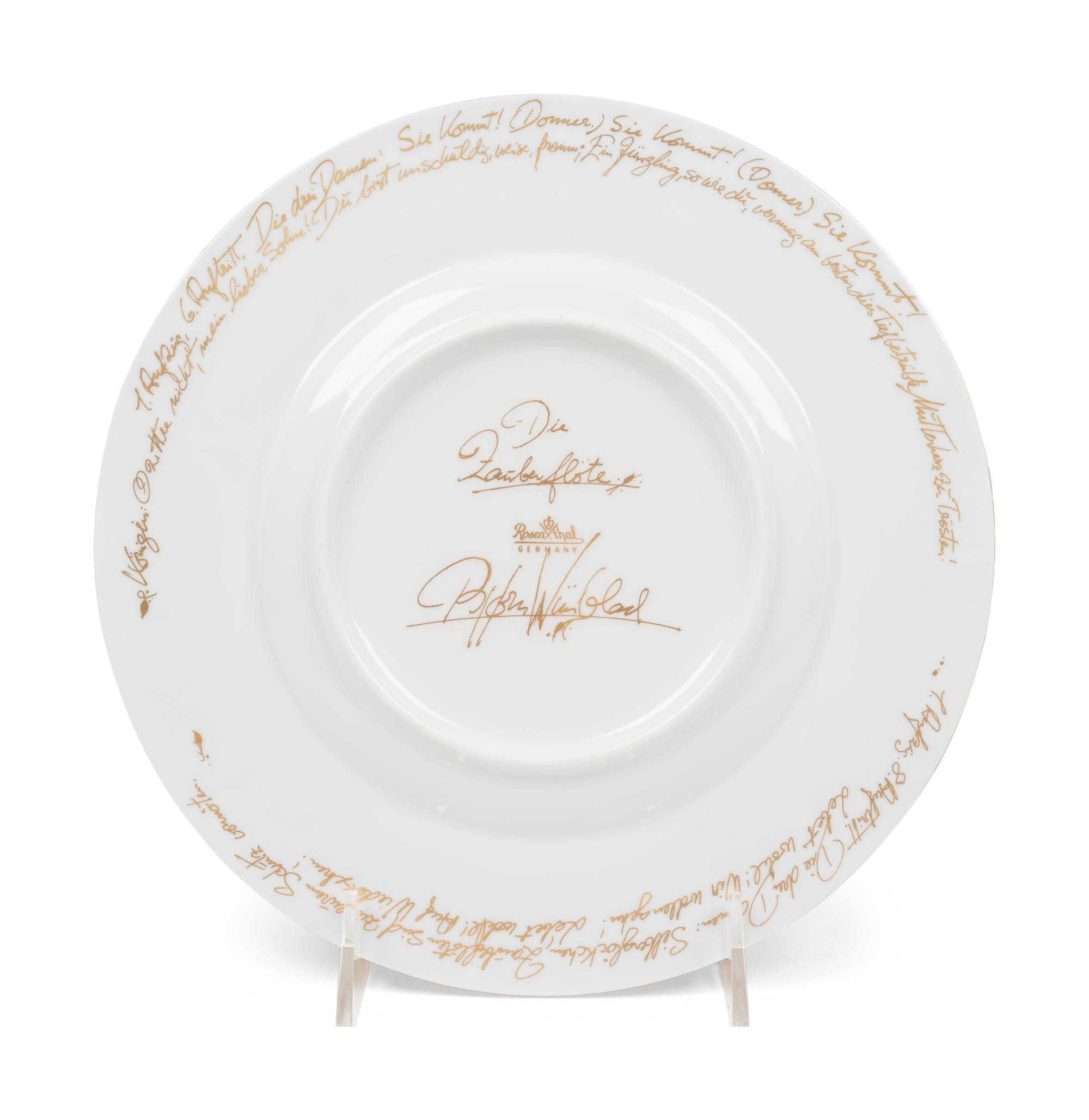 A Rosenthal Magic Flute Porcelain Dessert Service