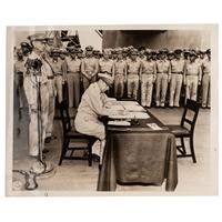 MACARTHUR, Douglas (1880-1964). A group of 5, including 3 signed items, comprising: