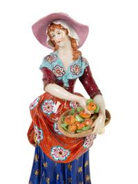 A Pair of Chelsea Porcelain Figures