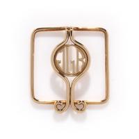 CARTIER, YELLOW GOLD MONEY CLIP