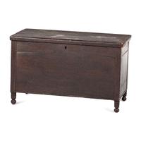 A Federal Stained Cherrywood Blanket Chest