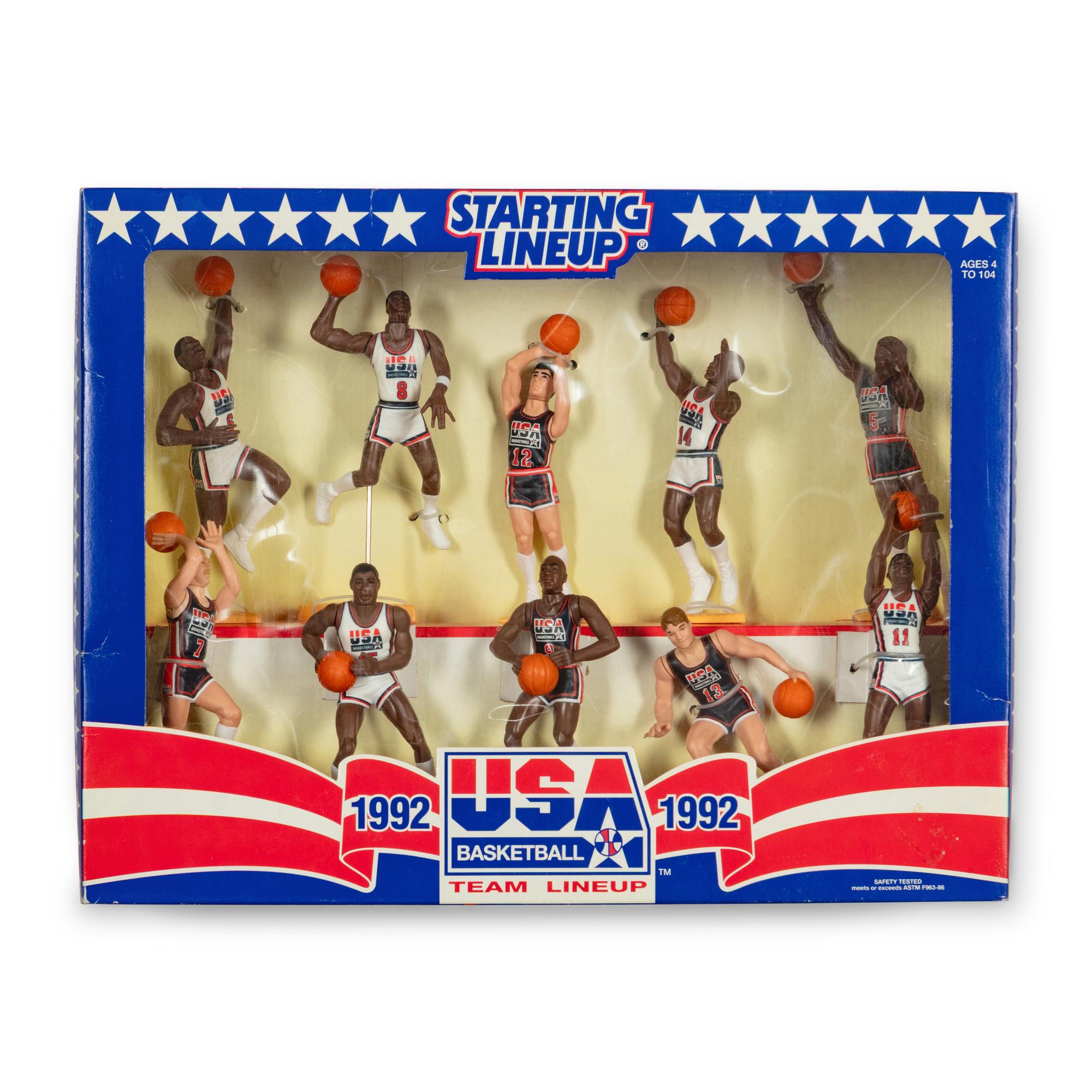 A Collection of Michael Jordan Starting Lineup Figures