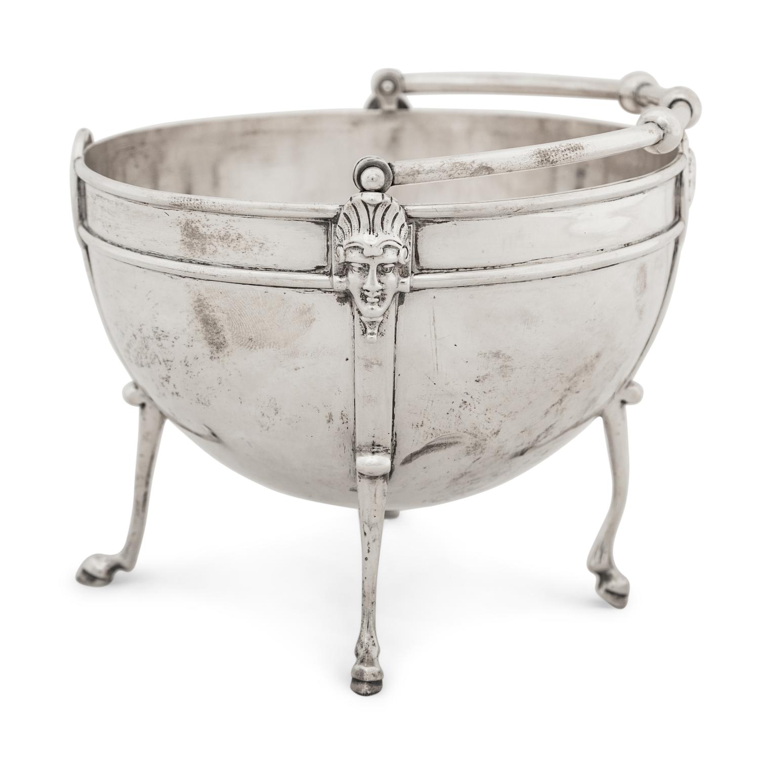 An American Silver Handled Basket