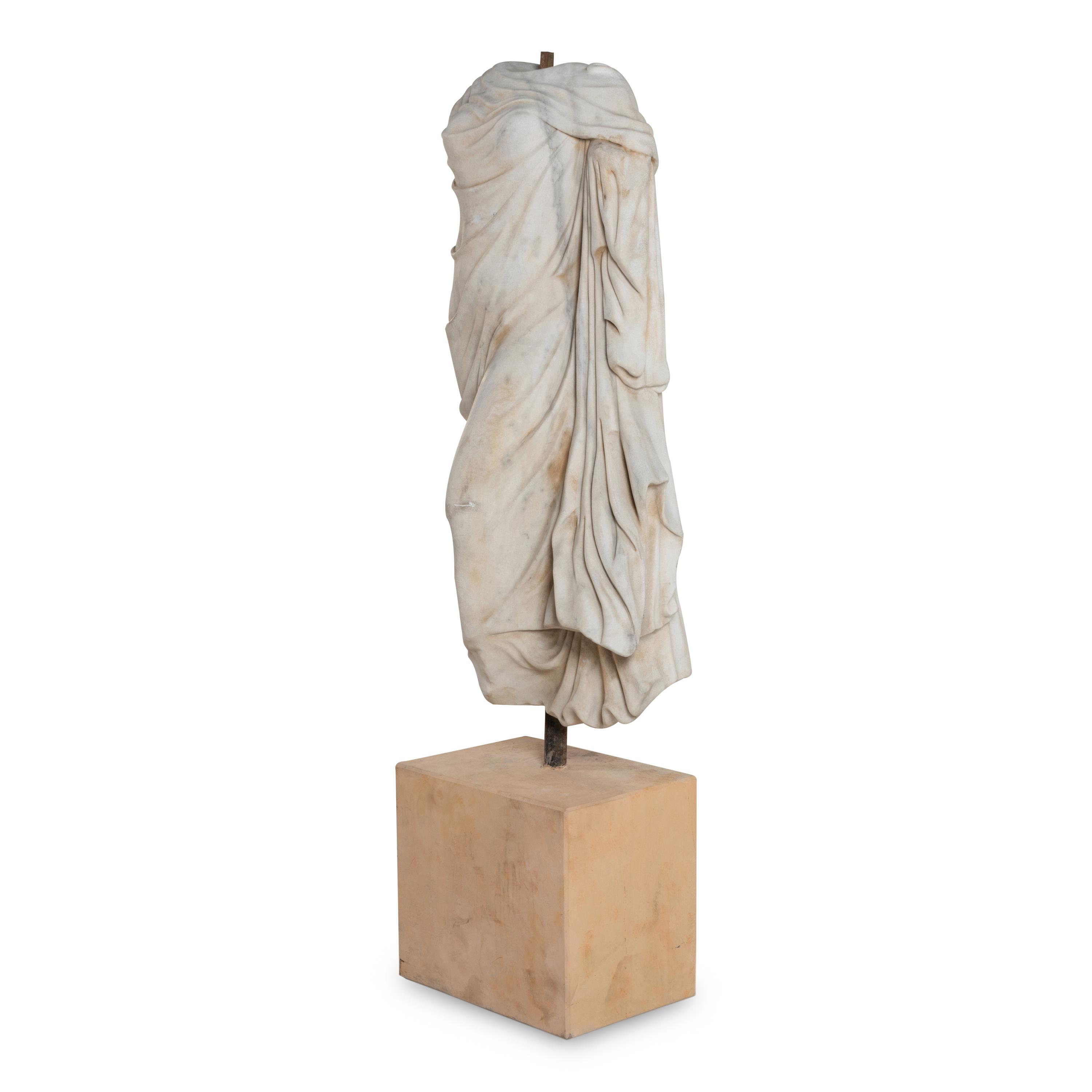 A Large Italian Marble Female Torso