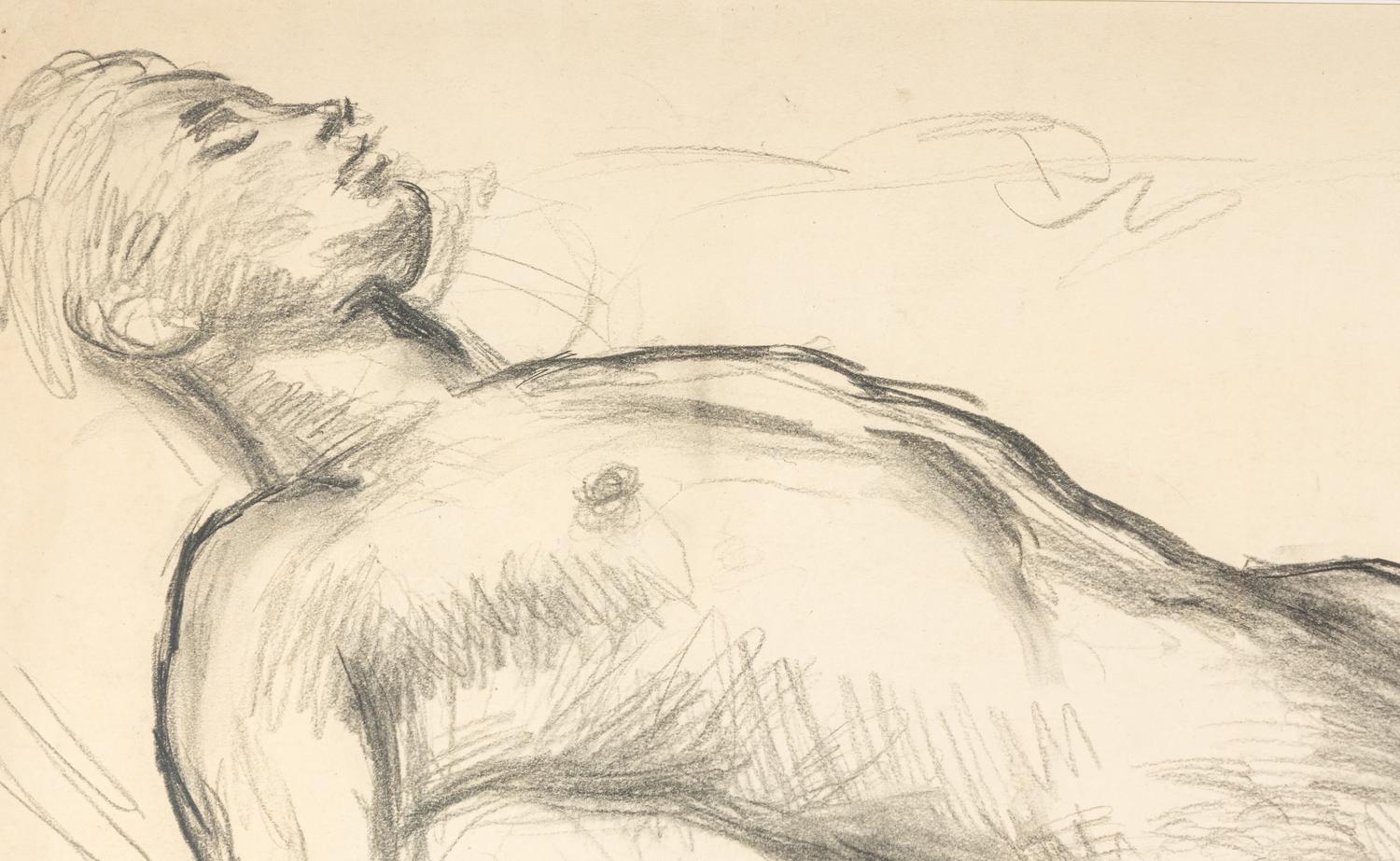 Reclining Male Nude , 1949