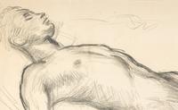 Reclining Male Nude , 1949