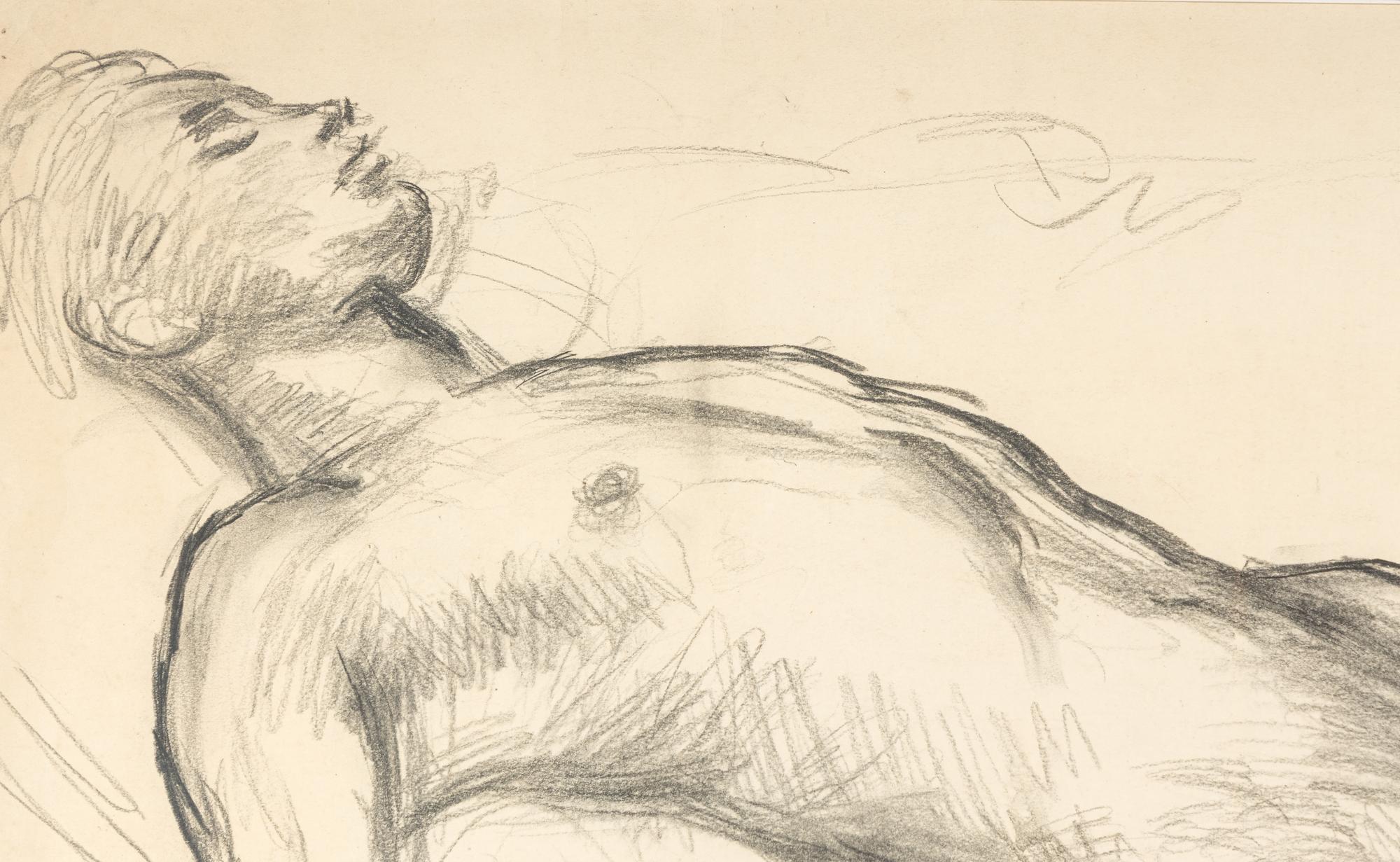 Reclining Male Nude , 1949