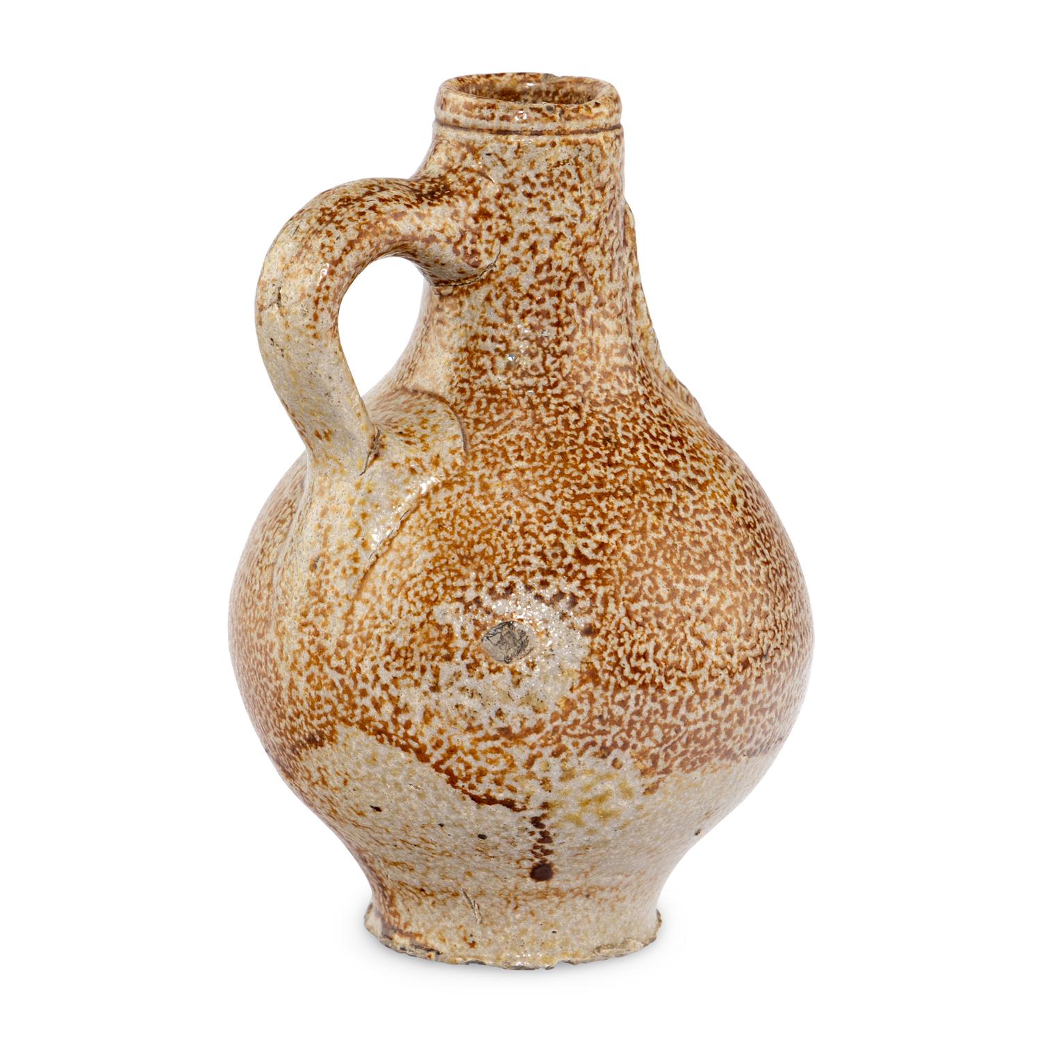 A Continental Salt Glazed Bellarmine Jug