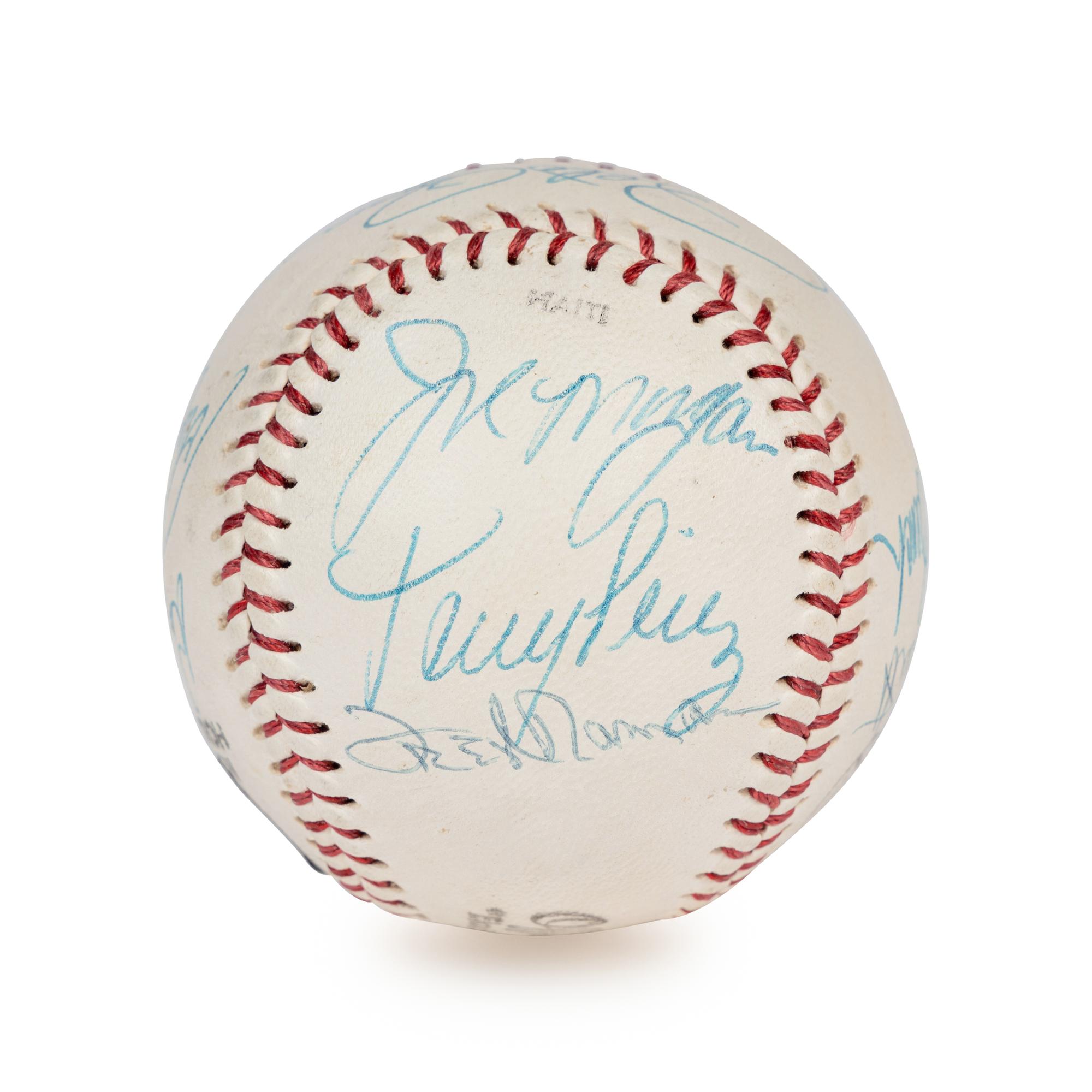 A 1975 Cincinnati Reds Big Red Machine Multi-Signed Autograph Baseball (Beckett Authentication Services Letter),