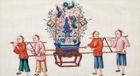 Two Chinese Export Pith Paintings